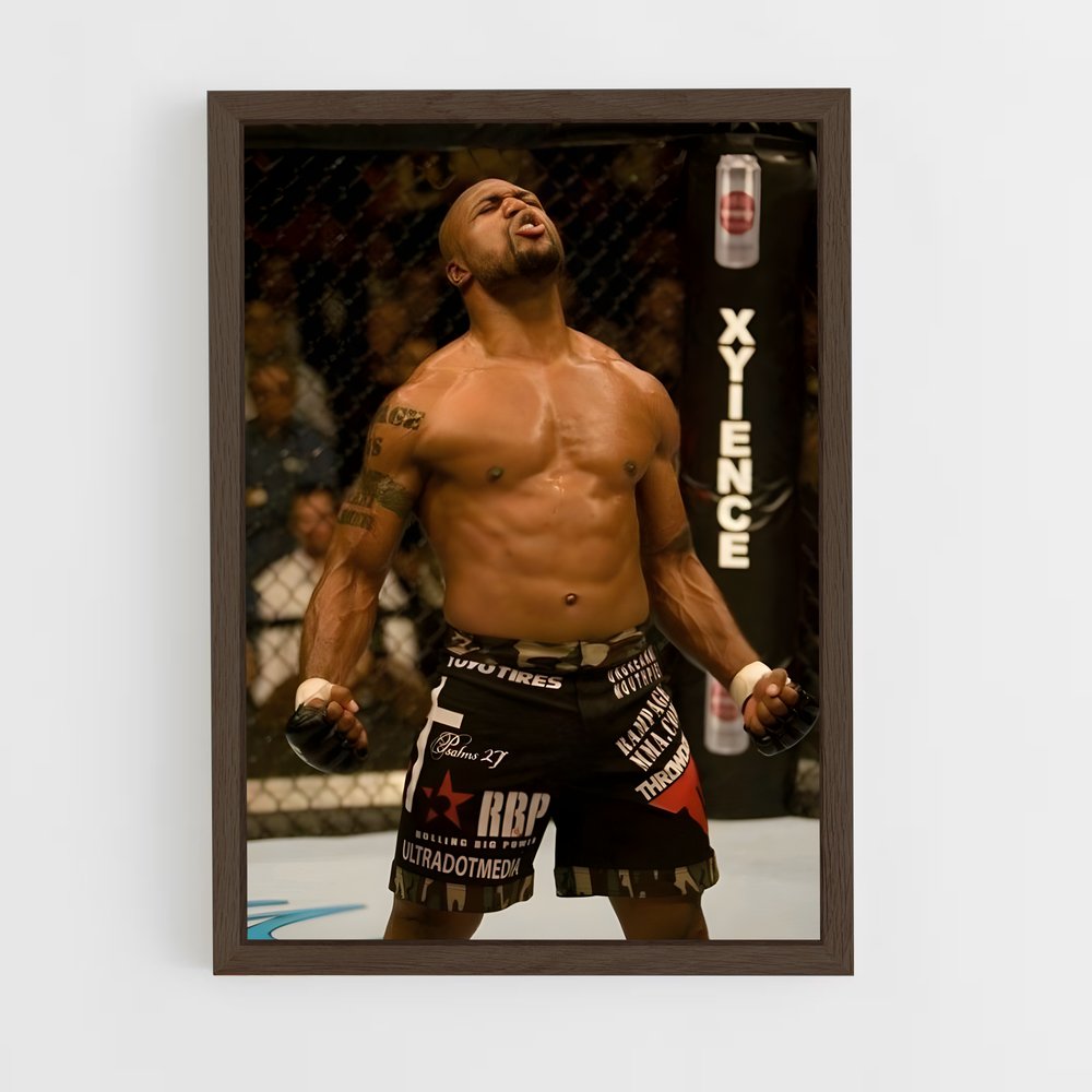 Poster Face à la Cage – affiche MMA (vue 5)